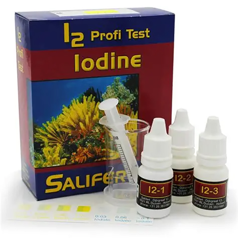 Aquarium Test Kit - 살리퍼트 요오드 I2 프로피-테스트 - 고정밀