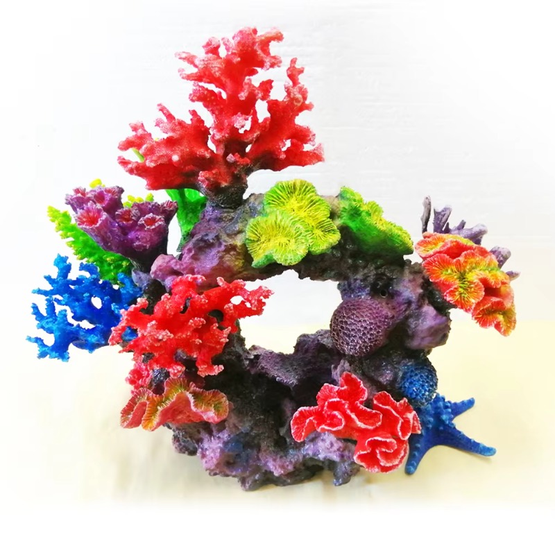 Aquarium Fish Big Size - 18.11인치 대형 장식 수족관 장식품, 폴리레진