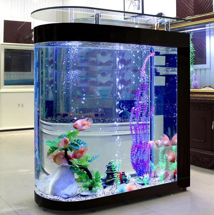 Aquarium Xxl - 대형 스크린 모던 럭셔리 친환경 거실