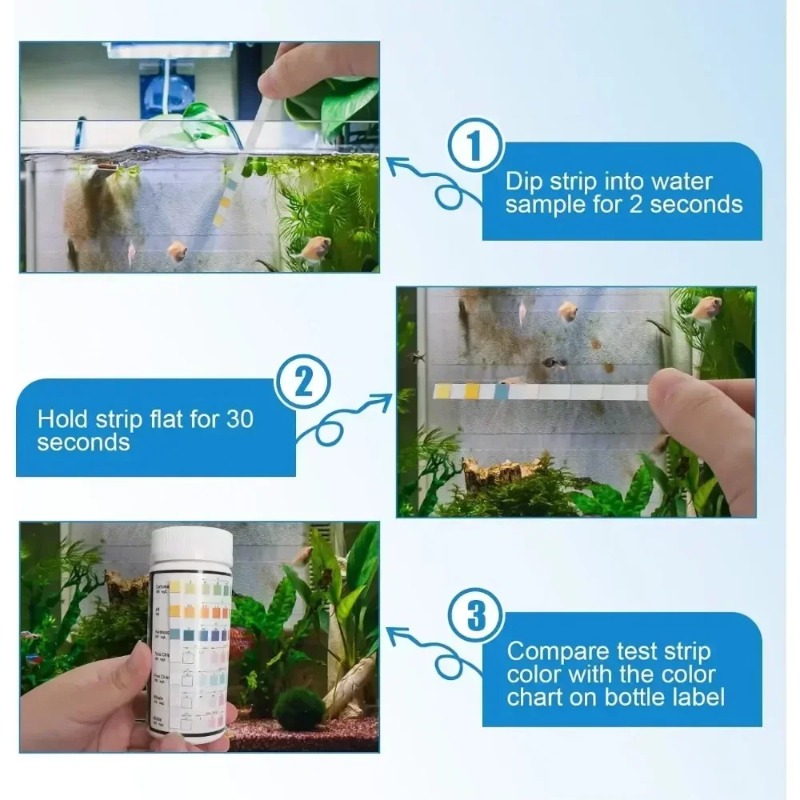 수족관 테스트 스트립 담수 수영장 수족관 물 pH 테스 - Aquarium Test Kit 리뷰 및 가격