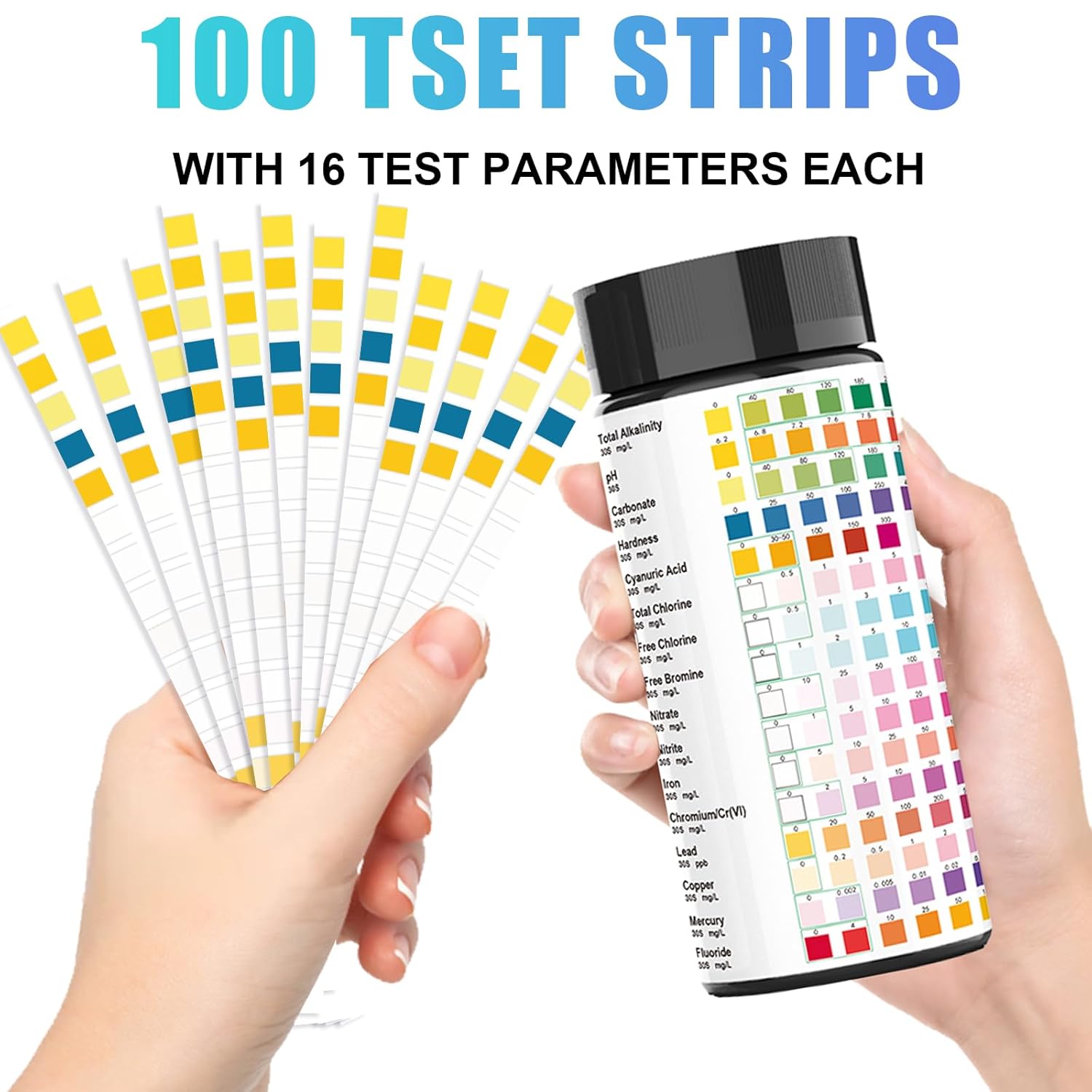 16-in-1 수질 검사 키트 스트립, 100개입, 가 - Aquarium Test Kit 리뷰 및 가격