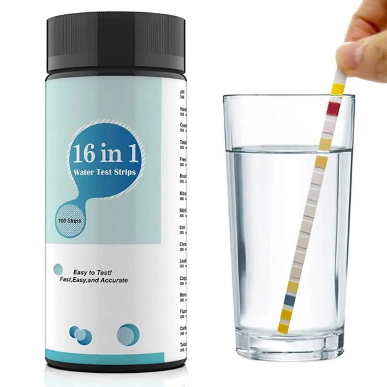 16-in-1 수질 검사 키트 스트립, 100개입, 가 - Aquarium Test Kit 리뷰 및 가격
