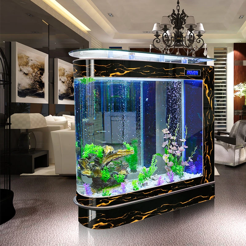 총알 모양 대형 어항 글로브 파티션 생태 유리 어항 바 - Aquarium Xxl 리뷰 및 가격