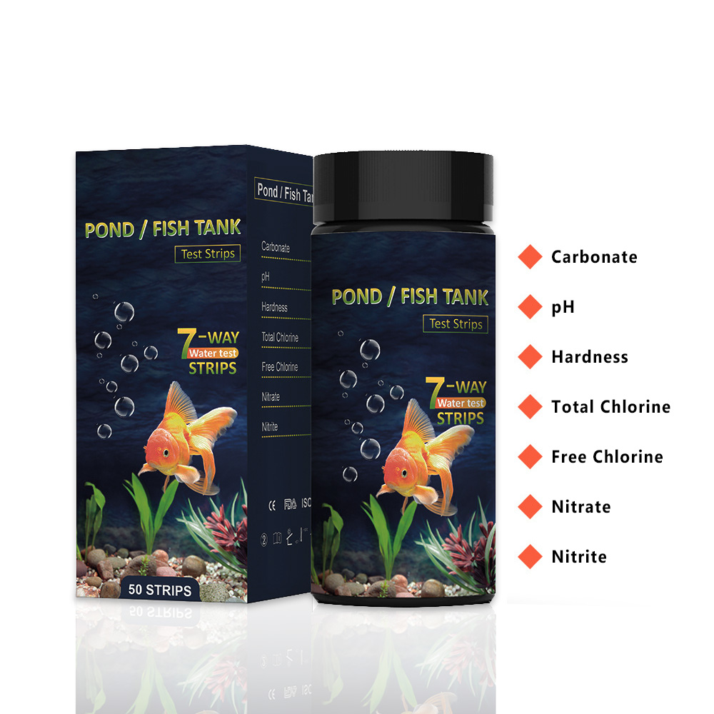 7 in 1 수족관 테스트 스트립, 50 스트립 수조  - Aquarium Test Kit 리뷰 및 가격
