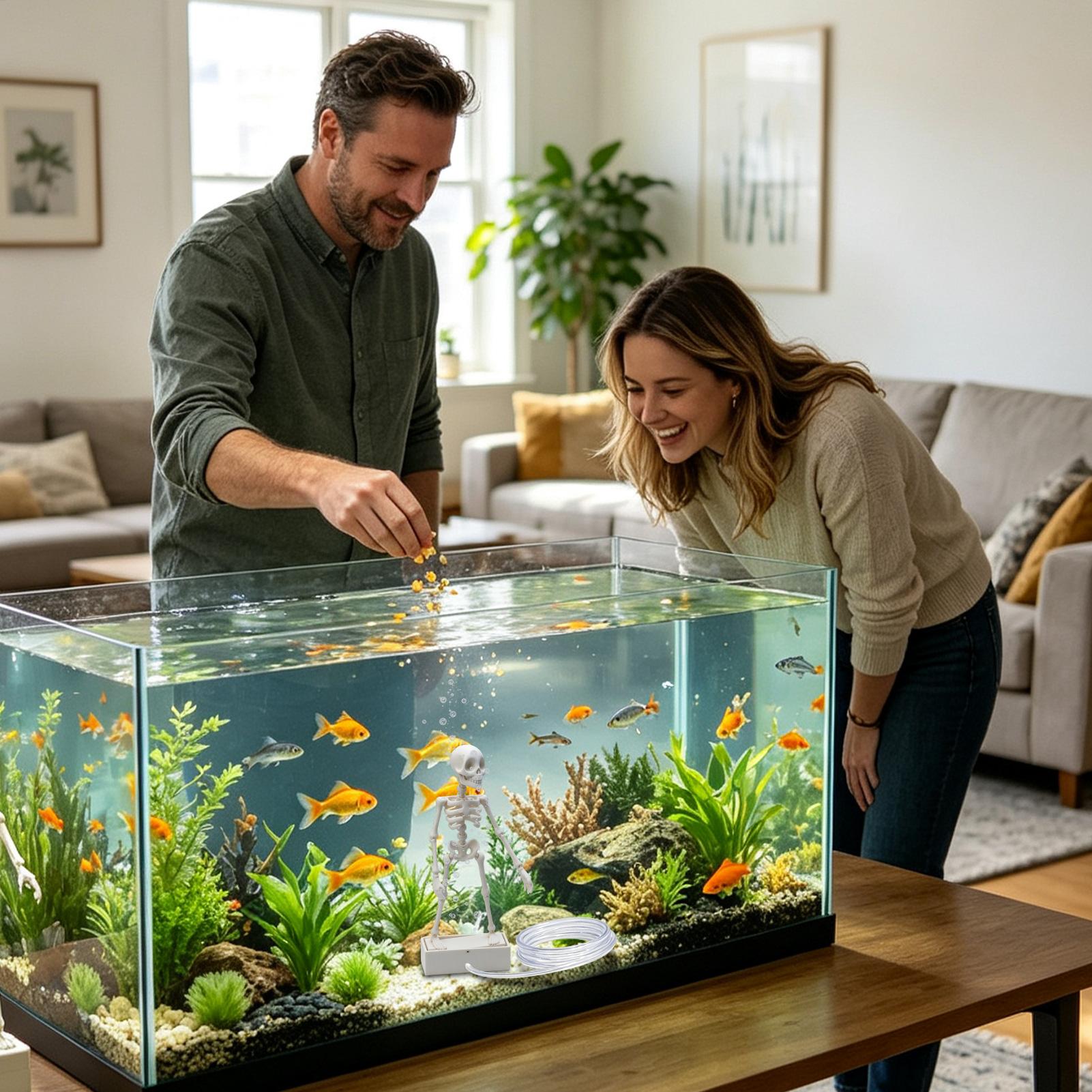 어항 장식용 버블러, 사실적인 장식용 인터랙티브 춤추는 - Aquarium Fish Diseases 리뷰 및 가격